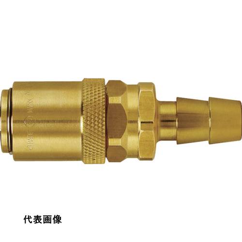 日東 金型カプラ 大流量タイプ ニトリルゴムNBR(31605) [K3-04SH BRASS NBR] K304SHBRASSNBR 販売単位：1