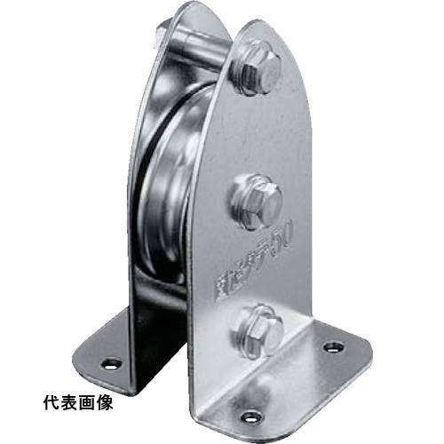 ふじわら 固定ブロック タテ型1車 50mm [K50-1] K501 販売単位：1 送料無料