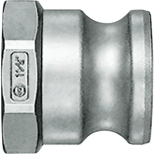 日東 レバーロックカプラ(おねじ取付用) ステンレス 相手側取付サイズR2インチ(79815) [LA-16TPF-SUS] ..