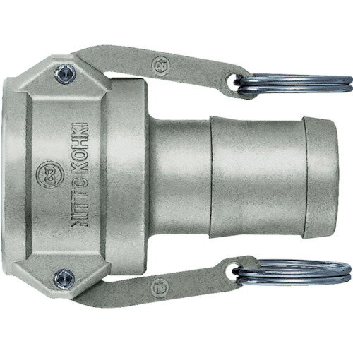 日東 レバーロックカプラ(ホース取付用) ステンレス 適合ホースサイズ2インチ(79812) [LC-16TSH SUS NB..