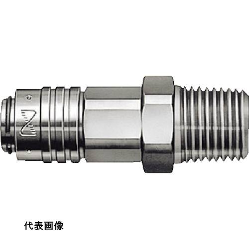 4992338283797｜778-1032 [MC10SMSUSNBR ] 1個販売こちらの商品はメール便対応商品です。メール便対応数：10（※1回のご注文で対応数の合計が101以上だとメール便は対応できませんので予めご了承下さい。) システム上、送料無料と表記されていても、沖縄県・離島宛、大型商品は追加料金をいただく場合があります。別途費用が発生する場合、システムの都合上ご購入時の自動配信メールには追加料金が含まれておりません。当店でご注文内容を確認し、別途メールにてご請求金額を連絡致します。商品画像については実際の製品と異なる場合がございます。あくまでも商品のスペックをご確認の上ご注文をお願いいたします。※この商品は受注発注の商品です。その為メーカーに在庫がない場合がございます。その場合は大変申し訳ございませんがキャンセルとさせて頂きます。予めご了承下さい。778-1032特長ソケットにバルブを備えながらスリーブ外径9.5mmの小型タイプで、押し込むだけのワンタッチ接続です。仕様最高使用圧力(MPa)：1.0使用流体：空気使用温度範囲(℃)：-20〜80耐圧力(MPa)：1.5接続サイズ：Rc1/8仕様2片路開閉型材質_仕上本体：ステンレス鋼(SUS304)シールゴム：ニトリルゴム(NBR)質量12.100G原産国日本JANコード4992338283797「ルーペスタジオ」では、拡大鏡(虫眼鏡/ルーペ)、双眼鏡、単眼鏡、望遠鏡などのレンズ製品を主に取り扱っております。工具製品は常には在庫しておらずお取りよせとなります。ご了承下さい。チューブ継手 チューブ継手（その他）日東 チューブ継手 マクロカプラ 関連商品へ