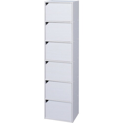 IRIS 250485 モジュールボックス扉付 オフホワイト [MDB-6D-WH] MDB6DWH 販売単位：1 送料無料