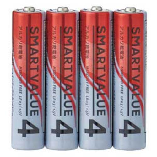 JTX 365388)アルカリ乾電池 単4×4本 N124J-4P [N124J-4P] N124J4P 販売単位：1