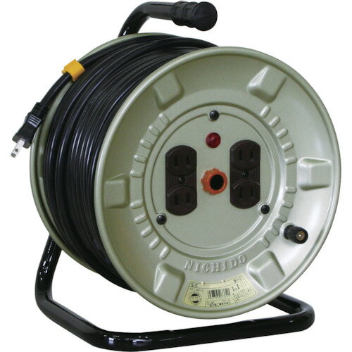 4937305064191｜552-1873 [NNP304D ] 1台販売商品画像については実際の製品と異なる場合がございます。あくまでも商品のスペックをご確認の上ご注文をお願いいたします。※この商品は受注発注の商品です。その為メーカーに在庫がない場合がございます。その場合は大変申し訳ございませんがキャンセルとさせて頂きます。予めご了承下さい。552-1873特長アースなしのシンプルな電工ドラムです。仕様電線仕様長さ(m)：30電線仕様太さ(［［MM2］］)：2.0電線仕様芯数(C)：2定格電流(A)：5限度電流(A)：15コンセント仕様定格：15A・125Vコンセント仕様形状：［［二相2］］コンセント仕様個数：4電線種：VCT通電ランプ：○定格電圧(V)：125本体色：シャンペンゴールド仕様2AC100V質量6.500KG注意屋内型です。雨天の屋外では使用しないでください。巻いたまま使用すると焼損するおそれがあります。原産国日本JANコード4937305064191「ルーペスタジオ」では、拡大鏡(虫眼鏡/ルーペ)、双眼鏡、単眼鏡、望遠鏡などのレンズ製品を主に取り扱っております。工具製品は常には在庫しておらずお取りよせとなります。ご了承下さい。コードリール コードリール（単相100V）NICHIDO 電工ドラム 100V 関連商品へ