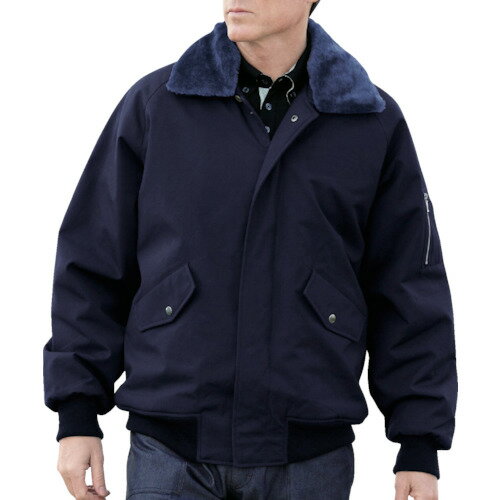 ミドリ安全 【今季完売】防寒 綿 パイロトジャンパー ネイビー M [PJ17-UE-M] 販売単位：1 送料無料