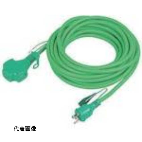 4937305032824｜814-7356 [PPTVS10EMIDORI] 1個販売商品画像については実際の製品と異なる場合がございます。あくまでも商品のスペックをご確認の上ご注文をお願いいたします。※この商品は受注発注の商品です。その為メーカーに在庫がない場合がございます。その場合は大変申し訳ございませんがキャンセルとさせて頂きます。予めご了承下さい。814-7356特長ポッキンプラグ付きなので、2芯・3芯のどちらでもアダプターなしに差し込めます。アース付きなので万一漏電が起きても安心です（工具が絶縁不良になった時、漏電電流を大地に逃がし感電しないようになります）。用途軽作業に。仕様電線仕様長さ(m)：10電線仕様太さ(［［MM2］］)：1.25電線仕様芯数(C)：3コンセント仕様定格：2P・15A・125V アース付コンセント仕様形状：［［三相1］］コンセント仕様個数：3電線種：VCT色：緑ポッキンプラグ：○接地アース：○仕様2電線:VCT1.25mm[[の2乗]]×3芯材質_仕上電線:VCT1.25mm[[の2乗]]×3芯質量1.700KG注意屋内型です。雨天の屋外では使用しないでください。原産国台湾JANコード4937305032824「ルーペスタジオ」では、拡大鏡(虫眼鏡/ルーペ)、双眼鏡、単眼鏡、望遠鏡などのレンズ製品を主に取り扱っております。工具製品は常には在庫しておらずお取りよせとなります。ご了承下さい。延長コード 延長コード（アース付）NICHIDO トリプルポッキン延長コード アース付 関連商品へ
