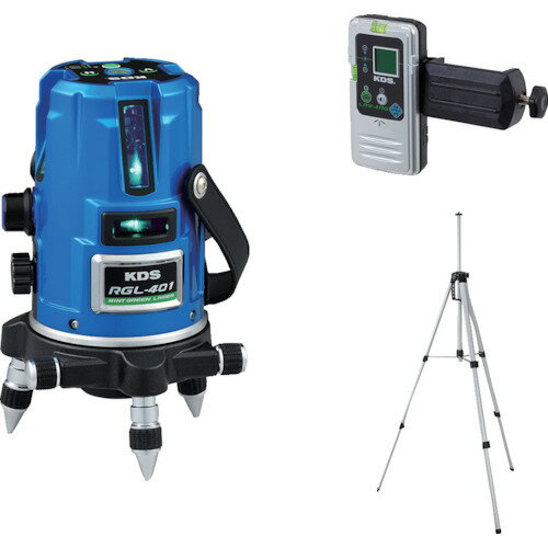 KDS ミントグリーンレーザー401受光器三脚付 [RGL-401RSA] RGL401RSA 販売単位：1 ...