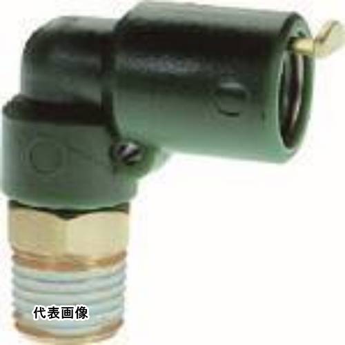 チヨダ タッチコネクターエルボコネクター(樹脂) 8mm・R1/8 [RKL-8-01] 販売単位：1