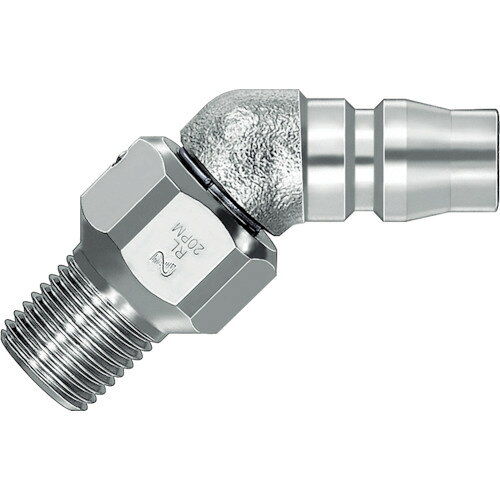 4992338548926｜170-5989 [RL20PMSTEELNBR ] 1個販売商品画像については実際の製品と異なる場合がございます。あくまでも商品のスペックをご確認の上ご注文をお願いいたします。※この商品は受注発注の商品です。その為メーカーに在庫がない場合がございます。その場合は大変申し訳ございませんがキャンセルとさせて頂きます。予めご了承下さい。170-5989特長ロータリ機能で360°の首振り回転。エア工具の作業性を大幅に改善します。プラグ本体に45°の角度をつけることによって、ホースから伝わる手元の負担を軽減。耐ダスト性を考慮した新設計によって耐久性もアップしました。空気工具・機器類のホース接続用首振りプラグ。本体に45゜の角度を設け、ホースから伝わる煩わしい負担を解消。作業性を追求し、本体構造のシンプル化によってコンパクト設計を実現。従来製品に比べて大幅に軽量・小型化。耐ダスト性を考慮した新設計によって、耐久性がさらにアップ。エアサンダーなどの空気工具接続用。仕様最高使用圧力(MPa)：1.5耐圧力(MPa)：2.0相手側取付サイズ：Rc1/4使用温度範囲(℃)：-20〜80使用流体：空気相手側取付ねじサイズ：Rc 1/4仕様2めねじ取付用バルブ構造：片路開閉型ロータリ機能で360°の首振り回転。エア工具類の作業性を改善。材質_仕上本体：鋼鉄（ニッケルメッキ）シールゴム：ニトリルゴム（NBR）質量52.000G原産国日本JANコード4992338548926「ルーペスタジオ」では、拡大鏡(虫眼鏡/ルーペ)、双眼鏡、単眼鏡、望遠鏡などのレンズ製品を主に取り扱っております。工具製品は常には在庫しておらずお取りよせとなります。ご了承下さい。金属カップリング 金属カップリング（めねじ取付）日東 関連商品へ