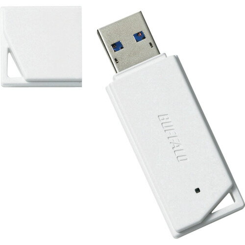 BUFFALO USB3.1(Gen1)/USB3.0対応 USBメモリー バリューモデル 32GB ホワイト [RUF3-K32GB-WH] RUF3K32GBWH 販売単位：1