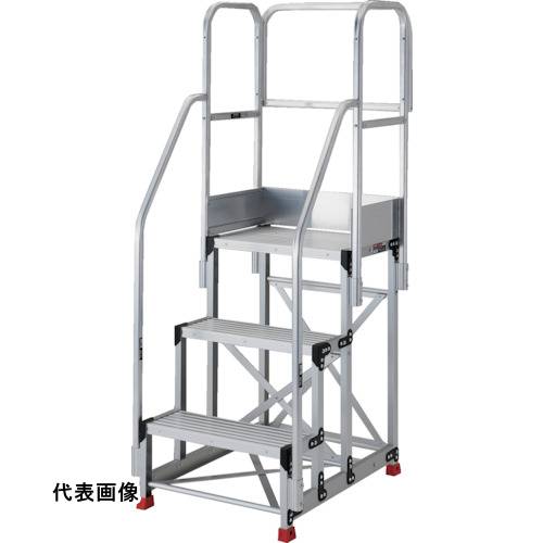 ｜551-4172 [TSF36309TF300 ] 1台販売システム上、送料無料と表記されていても、沖縄県・離島宛、大型商品は追加料金をいただく場合があります。別途費用が発生する場合、システムの都合上ご購入時の自動配信メールには追加料金が含まれておりません。当店でご注文内容を確認し、別途メールにてご請求金額を連絡致します。商品画像については実際の製品と異なる場合がございます。あくまでも商品のスペックをご確認の上ご注文をお願いいたします。※この商品は受注発注の商品です。その為メーカーに在庫がない場合がございます。その場合は大変申し訳ございませんがキャンセルとさせて頂きます。予めご了承下さい。551-4172特長作業用踏台とフルセット手すりのセットになります。本体のみアルマイト仕上げです。（TSFC、TSFGRは支柱のみ）手すり高さは900mmと1100mm兼用タイプでどちらの高さも取付可能です。用途工場、倉庫内での作業に。仕様最大使用質量(kg)：150段高(mm)：300天板高さ(m)：0.9天板寸法(mm)：600×400設置寸法(mm)間口：620設置寸法(mm)奥行：1032段数(段)：3踏面タイプ：標準タイプ踏ざん踏面幅(mm)：300タイプ：踏台3段+フルセット手すり高さ900、1100mm兼用設置寸法(mm)間口×奥行：620×1032仕様2組立式本体アルマイト仕上踏台本体高さ：900mm手すり高さ：900・1100mm兼用材質_仕上アルミ合金質量18.500KGセット内容_付属品踏台3段+フルセット手すり高さ900、1100mm兼用原産国中国「ルーペスタジオ」では、拡大鏡(虫眼鏡/ルーペ)、双眼鏡、単眼鏡、望遠鏡などのレンズ製品を主に取り扱っております。工具製品は常には在庫しておらずお取りよせとなります。ご了承下さい。作業台 作業台TRUSCO アルミ製作業用踏台 3段 関連商品へ