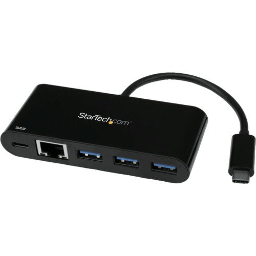 スターテック LANアダプター/USB-C/1x RJ45/10/100/1000 Mbps/3xUSB-A/PD [US1GC303APD] US1GC303APD 販売単位：1 送料無料