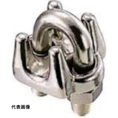 水本 ステンレス ワイヤークリップ 使用ロープ径4mm [WC-4] 販売単位：1