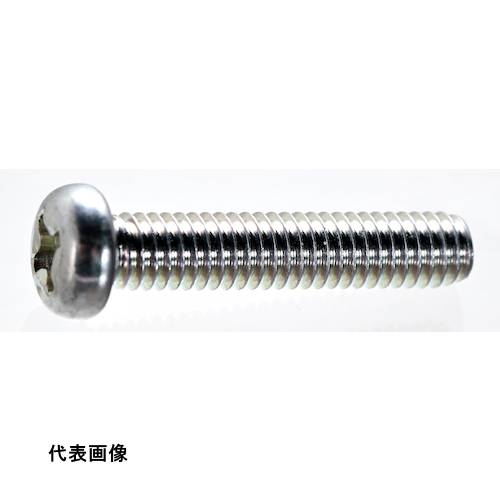 TRUSCO トラスコ中山 ナベ頭小ねじ 三価白 M4×35 180本入 ヘキサゴンパック S001-0435 S0010435 販売単位：1