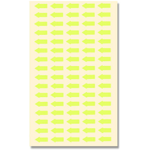 4901755802498｜340-2564 [007062120 ] 1販売商品画像については実際の製品と異なる場合がございます。あくまでも商品のスペックをご確認の上ご注文をお願いいたします。※この商品は受注発注の商品です。その為メーカーに在庫がない場合がございます。その場合は大変申し訳ございませんがキャンセルとさせて頂きます。予めご了承下さい。340-2564特長鮮やかな発色で視認性の高い蛍光色の矢印型シールです。POPなどでポイントを強調させたいときや、地図上の場所を示すのに便利です。仕様縦(mm)：6横(mm)：13仕様2160枚入り材質_仕上ルミノ（蛍光紙）質量5.000G原産国日本JANコード4901755802498「ルーペスタジオ」では、拡大鏡(虫眼鏡/ルーペ)、双眼鏡、単眼鏡、望遠鏡などのレンズ製品を主に取り扱っております。工具製品は常には在庫しておらずお取りよせとなります。ご了承下さい。ラベル用品 ラベルシールHEIKO タックラベル 矢印 関連商品へ