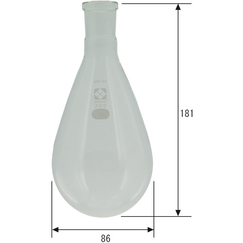 SIBATA SPC�ʤ����ե饹�� SPC-24 300mL [030120-24300] ����ñ�̡�1 ����̵��