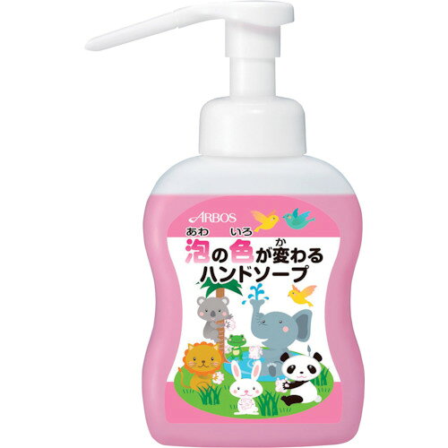 4987010109977｜369-2565 [10997 ] 1販売商品画像については実際の製品と異なる場合がございます。あくまでも商品のスペックをご確認の上ご注文をお願いいたします。※この商品は受注発注の商品です。その為メーカーに在庫がない場合がございます。その場合は大変申し訳ございませんがキャンセルとさせて頂きます。予めご了承下さい。369-2565特長殺菌成分配合で洗浄と同時に殺菌・消毒します。手を洗っていると泡の色が変化します。手の小さなお子様でも泡をこぼさずとりやすいロングノズル（付属）です。用途本品を適量手にとり、よく泡立てて、皮膚の洗浄に使用したのち、洗い流す。仕様容量(ml)：500容量(L)：0.5容量(kg)：0.5香り：フルーティーな香り幅(mm)：98奥行(mm)：61高さ(mm)：193PRTR法：該当医薬部外品：医薬部外品希釈倍率(倍)：原液使用色：ピンクタイプ：本体吐出タイプ：泡状仕様2原液使用フルーティーな香り弱酸性医薬部外品 販売名「薬用弱酸性泡ハンドソープa」有効成分：イソプロピルメチルフェノール質量590.000Gセット内容_付属品ロングノズル注意湿疹、皮膚炎（かぶれ、ただれ）等の皮膚障害があるときには、悪化する恐れがあるので使用しない。かぶれたり、刺激を感じたときは、使用を中止する。原産国日本JANコード4987010109977「ルーペスタジオ」では、拡大鏡(虫眼鏡/ルーペ)、双眼鏡、単眼鏡、望遠鏡などのレンズ製品を主に取り扱っております。工具製品は常には在庫しておらずお取りよせとなります。ご了承下さい。ハンドソープ ハンドソープアルボース 関連商品へ