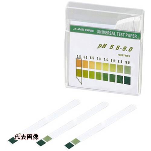 AS pH試験紙 スティックタイプpH0-14 (100枚入) [1-1267-01] 販売単位：1