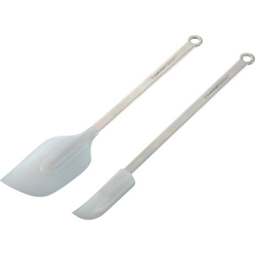 AS ステン柄シリコーンヘラ大 [1-8664-11] 販売単位：1