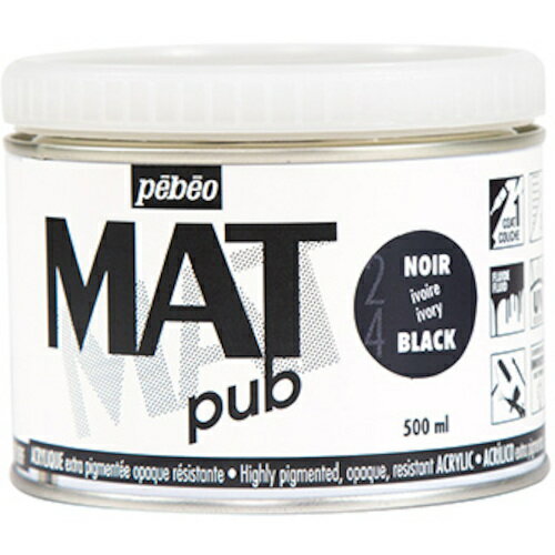 Pebeo �ޥåȥԥ�� 500ml NO.24 �����ܥ꡼�֥�å� [257024] 257024 ����ñ�̡�1 ����̵��