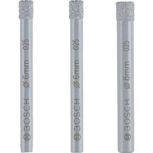 ボッシュ 磁器タイル用ダイヤモンドドリルビット(回転専用) 3本セット [2607011626] 2607011626 販売単..