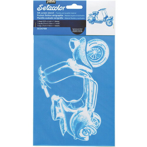 Pebeo シルクスクリーンステンシル型 A5 スクーター [329604] 329604 販売単位：1