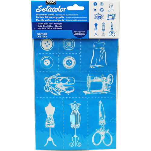 Pebeo シルクスクリーンステンシル型 A5 オートクチュール [329609] 329609 販売単位：1