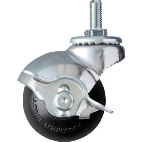 ハンマー ねじ込み式キャスター 405Aシリーズ自在SP付ゴム 自在ストッパー付 車輪径50mm [40515A-20R50] 販売単位：1