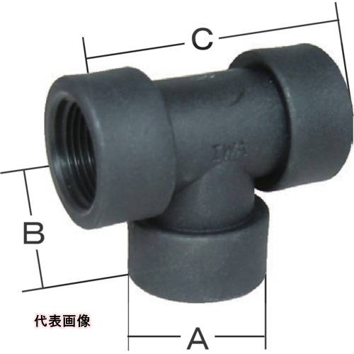 IWA 樹脂(PP)製 配管継手 チーズコネクタ [49TEE50P] 49TEE50P 販売単位：1