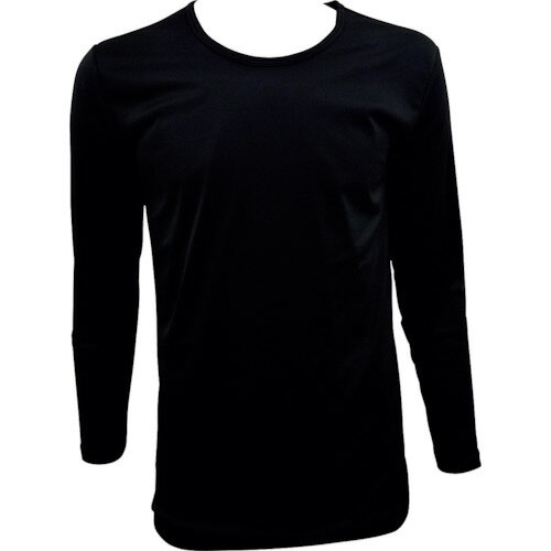 アズ BREEZE/TEX 防風長袖丸首シャツ 黒 LL [911938LL09] 911938LL09 販売単位：1(4)