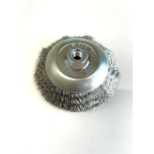 高島産業 ベベルブラシ 電動工具用 ベベル型 100xM10x67 SUS-0.3 [BMS-100] BMS100 販売単位：1