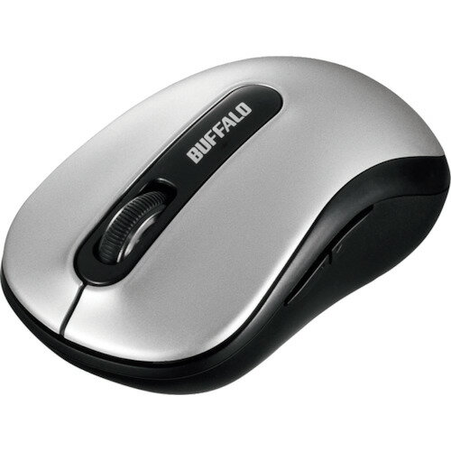 BUFFALO 無線 5ボタン BlueLEDマウス シルバー [BSMBW310SV] BSMBW310SV 販売単位：1