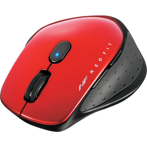 BUFFALO 無線 BlueLED 5ボタン NEOFITマウス Mサイズ レッド [BSMBW510MRD] BSMBW510MRD 販売単位：1 送料無料
