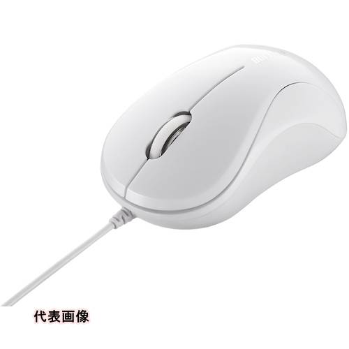 BUFFALO 有線PS/2 光学式マウス 3ボタンタイプ ホワイト [BSMOP050WHZ] BSMOP050WHZ 販売単位：1