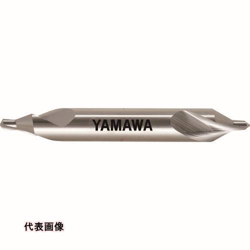 ヤマワ 強ねじれ溝A形75° センタ穴ドリル CE-T 3X75°X7.7 [CE-T-3X75X7.7] CET3X75X7.7 販売単位：1
