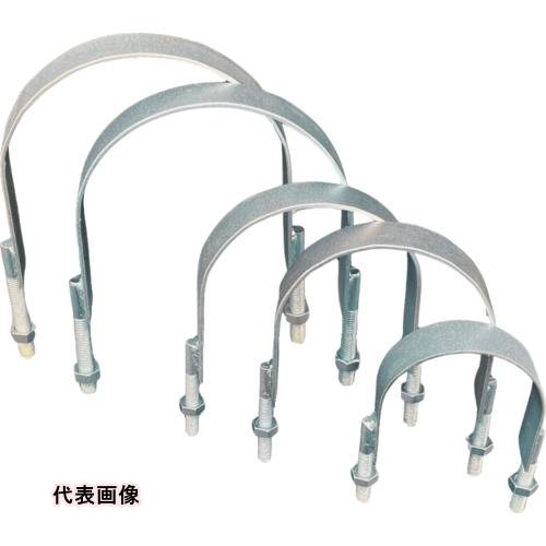 HIーLEAD JIS10Kフランジ用Uバンド 三価クロメート 32A ナット2個付き [FUB-JIS10K-032A-3MC] FUBJIS10K032A3MC 販売単位：1