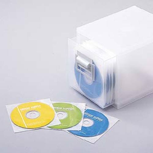 SANWA CD・CD-R用不織布ケース(100枚セット) [FCD-F100] FCDF100 販売単位：1