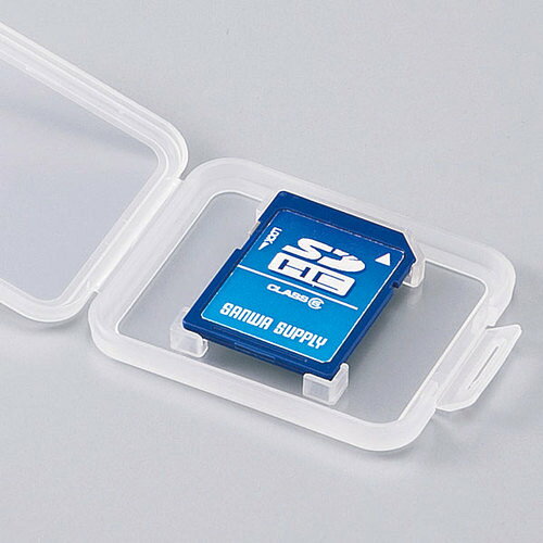 SANWA メモリーカードクリアケース(SD用・30個セット) [FC-MMC10SD-30] FCMMC10SD3...
