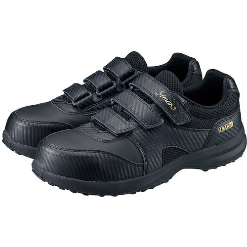 シモン 軽量耐滑プロスニーカー KN118 ブラック 26.5cm [KN118BK-265] KN118BK265 販売単位：1 送料無料