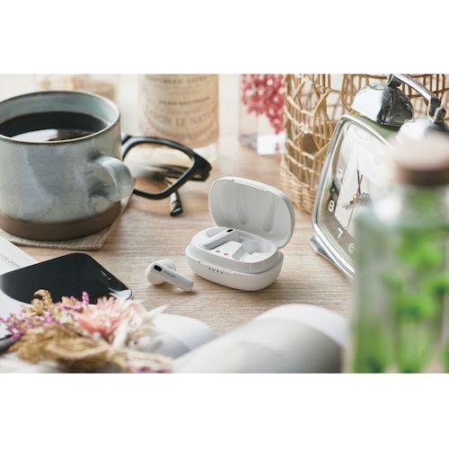 ELECOM Bluetoothイヤホン 完全ワイヤレス ノイズキャンセリング AAC対応 カナル型 ホワイト [LBT-TWS13WH] LBTTWS13WH 販売単位：1 送料無料