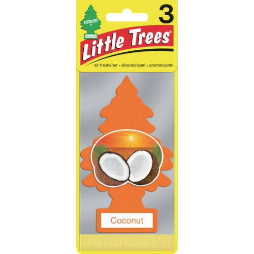 リトルツリーズ LT エアーフレッシュナー 3P - Coconut(ココナッツ) [LT308] LT308 販売単位：1