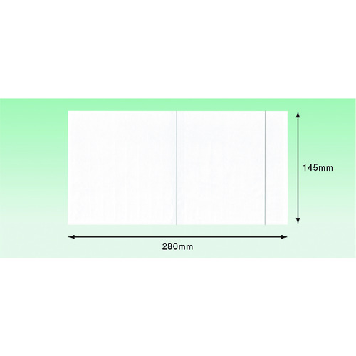 パピルス デリバリーパック 4方溶着タイプ 上PEスリット(長3封筒サイズ用)145×280 100枚入 全面糊 [PA-..