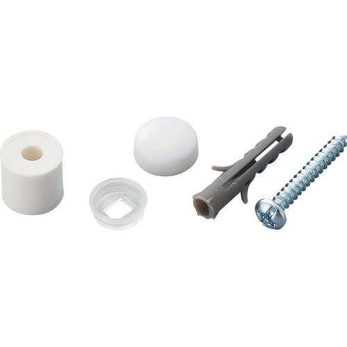 光 パンチングボード 壁面用 止め具セット 白 6組入 [PBHT-126] PBHT126 販売単位：1