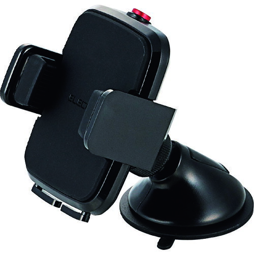 ELECOM 車載スマホスタンド(ゲル吸盤) [P-CARS02BK] PCARS02BK 販売単位：1