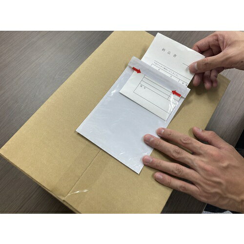 パピルス デリバリーパック ミシン目開封仕様(A6サイズ用)130×190 100枚入 全面糊 ...