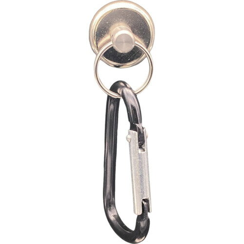 4570126541283｜535-9289 [RMKH25 ] 1販売商品画像については実際の製品と異なる場合がございます。あくまでも商品のスペックをご確認の上ご注文をお願いいたします。※この商品は受注発注の商品です。その為メーカーに在庫がない場合がございます。その場合は大変申し訳ございませんがキャンセルとさせて頂きます。予めご了承下さい。535-9289特長強力なネオジキャップ磁石、φ8部が360度旋回する構造です。リングにカラビナフックが取り付いてます。付属の滑り止めゴムを吸着面に貼り付けることでキズ防止、滑り止め効果がございます。用途モノの吊り下げや保持等に。仕様垂直耐荷重(kg)：20外径(mm)：25高さ(mm)：18厚さ(mm)：8タイプ：カラビナフック留め具(mm)：φ8リング(mm)：内径φ18材質_仕上マグネット：ネオジム磁石(ニッケルメッキ)キャップ：SPCC(ニッケルメッキ)留め具(φ8)：SUS303ねじ：SUS304相当質量36.720Gセット内容_付属品ゴム・カラビナフック付留め具：φ8mmリング：内径φ18mm滑り止めゴムφ18mm×1枚原産国中国JANコード4570126541283「ルーペスタジオ」では、拡大鏡(虫眼鏡/ルーペ)、双眼鏡、単眼鏡、望遠鏡などのレンズ製品を主に取り扱っております。工具製品は常には在庫しておらずお取りよせとなります。ご了承下さい。マグネットホルダ マグネットフックラクテム 強力マグネットリング 関連商品へ