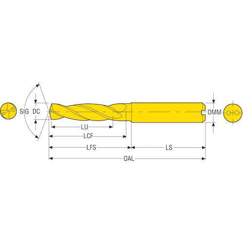 セコ ドリル 超硬ソリッドドリル [SD203A-0873-035-10R1-P] SD203A087303510R1P 販売単位：1 送料無料