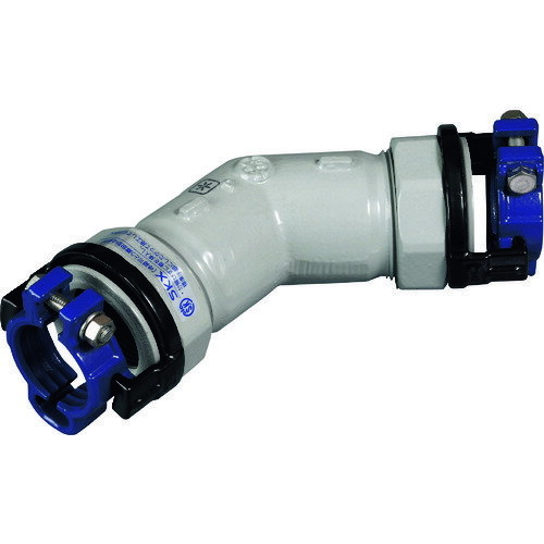 SKカワニシ 塩ビ管用継手 SKX45°エルボV50 [SKX-45L-V50] 販売単位：1 送料無料