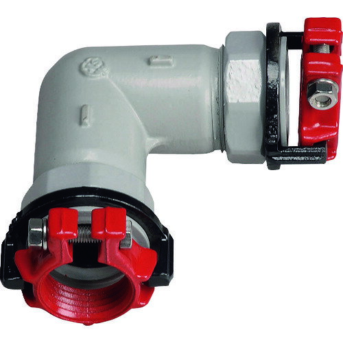 SKカワニシ 内外面被覆鋼管用継手 SKXエルボD15 [SKX-L-D15] 販売単位：1