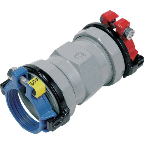 SKカワニシ 高密度ポリエチレン管×内外面被覆鋼管用異種管継手 SKXソケット ISO-P50×D50 [SKX-S-ISO-P50XD50] SKXSISOP50XD50 販売単位：1 送料無料